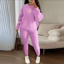 Load image into Gallery viewer, Women Fashion Sweater Knit Set