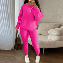 Load image into Gallery viewer, Women Fashion Sweater Knit Set
