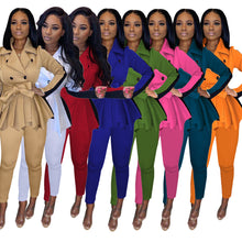 Load image into Gallery viewer, Suit Pleated Skirt with Pants