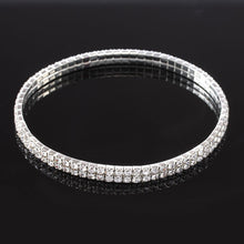 Load image into Gallery viewer, Elastic Crystal Rhinestone Anklet