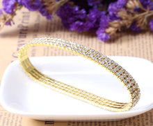 Load image into Gallery viewer, Elastic Crystal Rhinestone Anklet