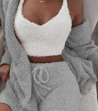 Load image into Gallery viewer, 3 Pcs Furry Shorts Sets