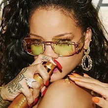 Load image into Gallery viewer, Rihanna's Rivet Frameless Sunglasses