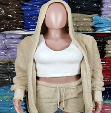 Load image into Gallery viewer, 3 Pcs Furry Shorts Sets