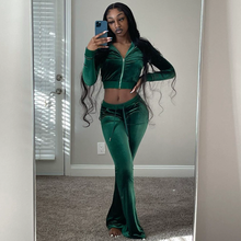 Load image into Gallery viewer, Velvet Pants Set