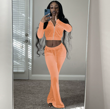 Load image into Gallery viewer, Velvet Pants Set