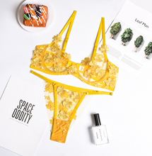 Load image into Gallery viewer, Sexy Lace Flower Bikini Set