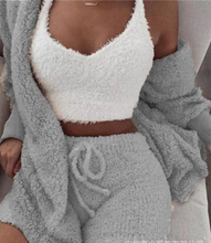 Load image into Gallery viewer, 3 Pcs Furry Shorts Sets