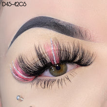 Load image into Gallery viewer, Synthetic Colorful Glitter Lashes (MOQ 10)