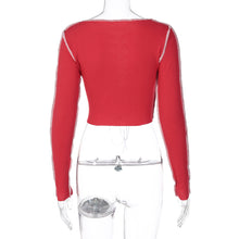 Load image into Gallery viewer, Long Sleeve Shirt with Open Chest