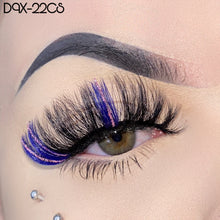 Load image into Gallery viewer, Synthetic Colorful Glitter Lashes (MOQ 10)