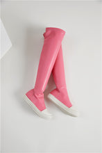 Load image into Gallery viewer, PU Knee Boots