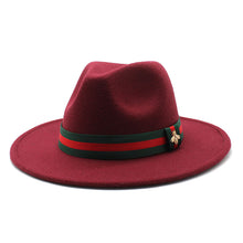 Load image into Gallery viewer, Fedora Hat with Bee(MOQ 5)