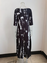 Load image into Gallery viewer, Off Shoulder Slit Maxi Dress