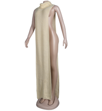 Load image into Gallery viewer, Winter Slit Dress Nightclub Dress