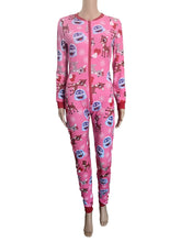 Load image into Gallery viewer, Christmas Hooded Onesie Pajamas with Butt Flap