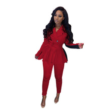 Load image into Gallery viewer, Suit Pleated Skirt with Pants