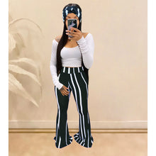 Load image into Gallery viewer, Plaid Bell-Bottoms Pants 3 PCs set