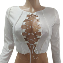 Load image into Gallery viewer, Long Sleeve Shirt with Open Chest