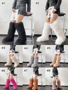 Fashion Long Fur Knee Boots