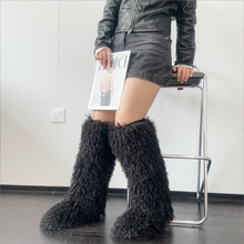 Load image into Gallery viewer, Fashion Long Fur Knee Boots
