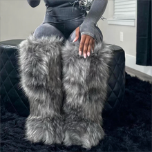 Load image into Gallery viewer, Long Fur Boots
