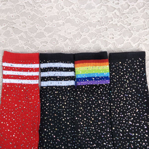 Sexy Diamond Knee High Socks