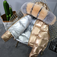 Load image into Gallery viewer, Women Winter Fur Reversible Down Coat
