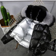 Load image into Gallery viewer, Women Winter Fur Reversible Down Coat
