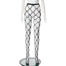 Load image into Gallery viewer, Mesh Perspective Hollow Hole Leggings
