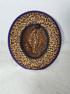 Fedora Hat with Leopard Pattern Inside (MOQ 20)