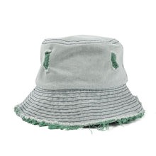 Load image into Gallery viewer, Summer Outdoor Hat Denim Bucket Hat
