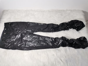 Leather Stacked Pants