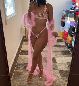 Feather Lace Bikini Set