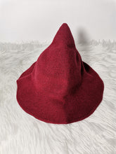 Load image into Gallery viewer, Wool Knit Witch hat
