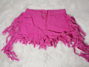 Colorful Jean Shorts