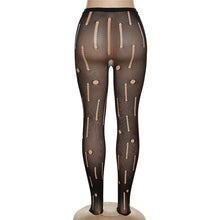 Load image into Gallery viewer, Mesh Perspective Hollow Hole Leggings
