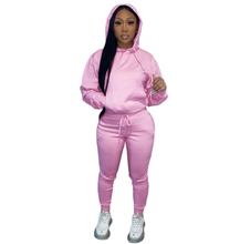 Load image into Gallery viewer, Cotton Fleece Hoodie Set
