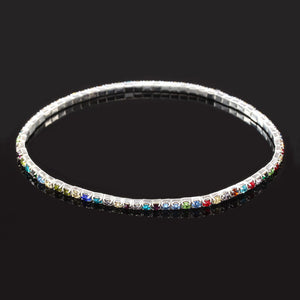Elastic Crystal Rhinestone Anklet