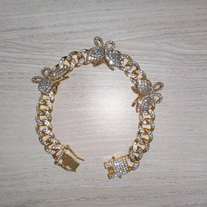 Butterfly anklet